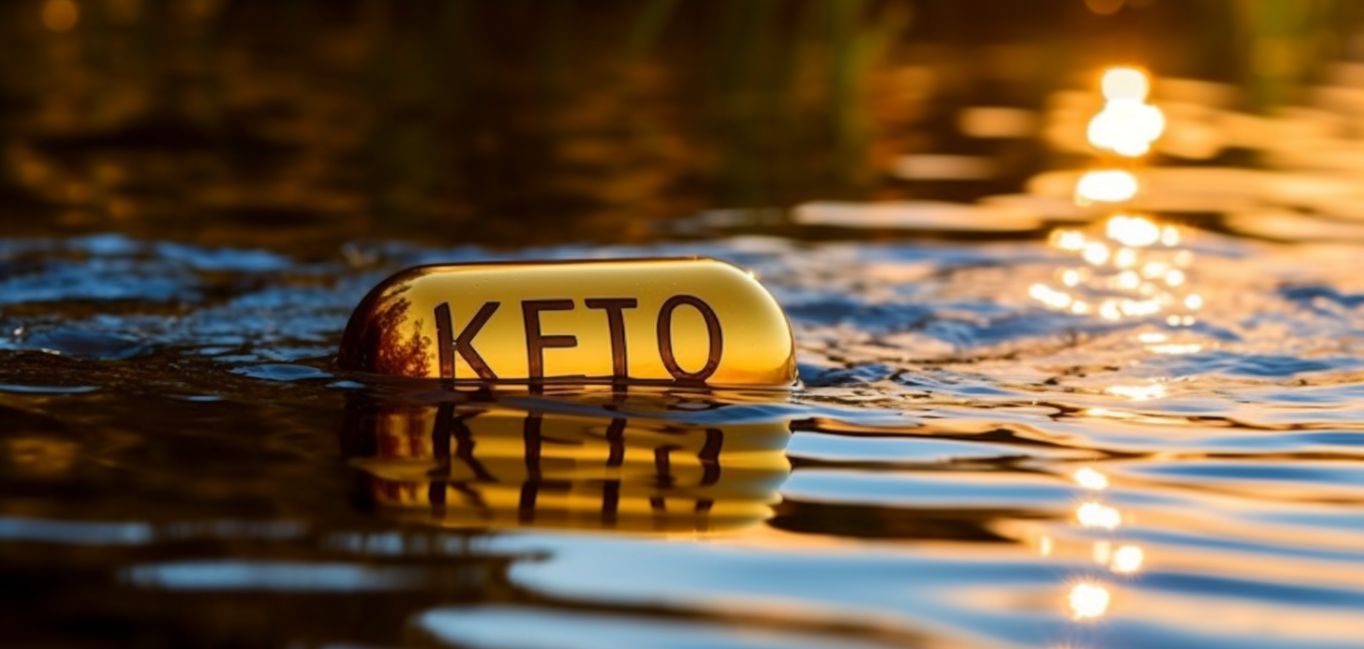 Breakfast-Rise-Blog-Ketocademy-Golden-Rules Keto Ultimate Guide: The Golden Rules of the keto diet illustrated, floating on water.